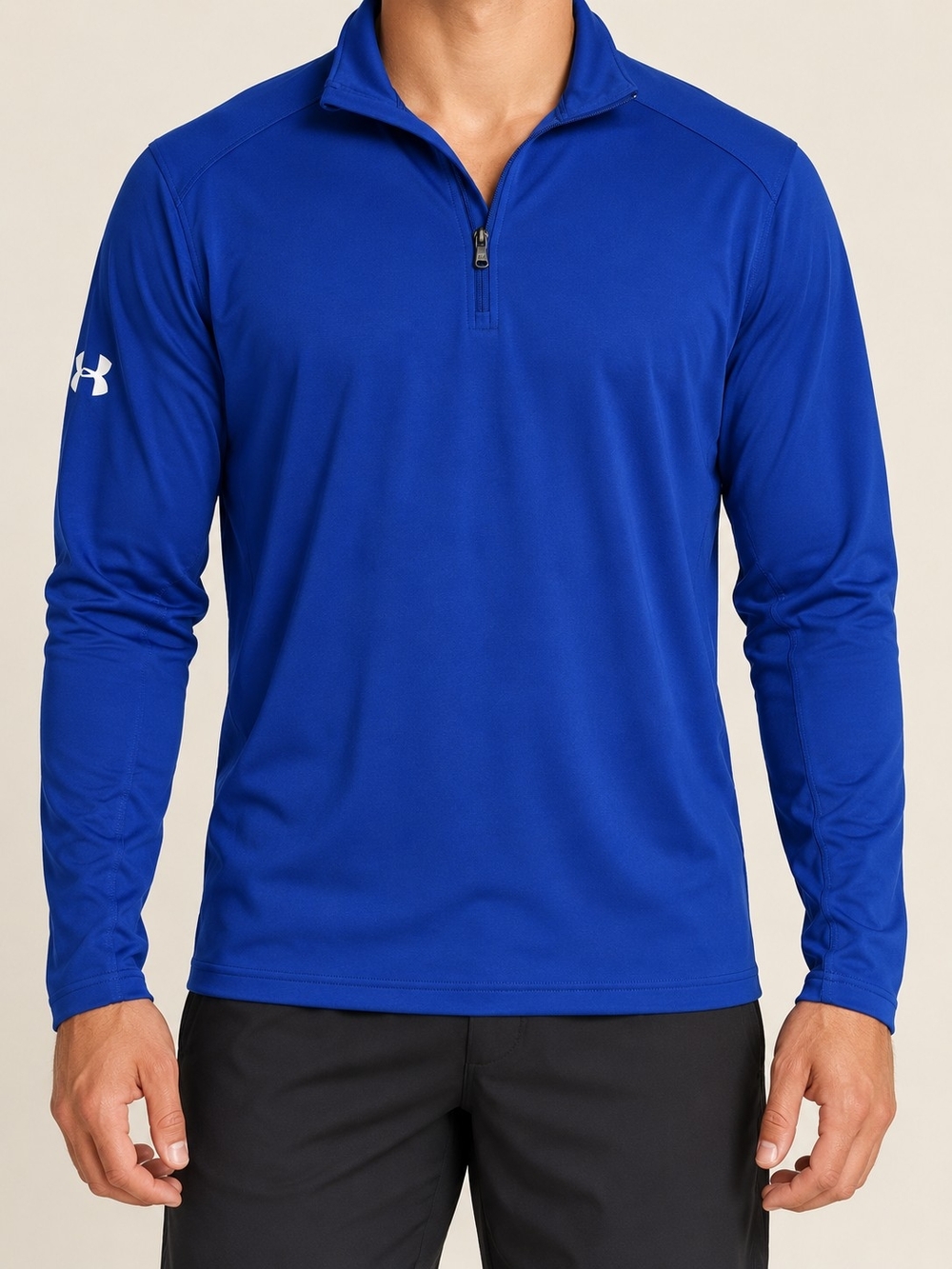Under Armour Men's Corp Tech 1/4 Zip Pullover Blue Small NWT Athleisure